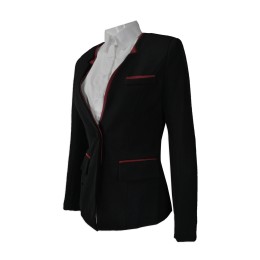 BWS082 Design suit jacket  contrast color side  Custom made female suit  Female suit shop BWS082 Design suit jacket  contrast color side  Custom made female suit  Female suit shop
